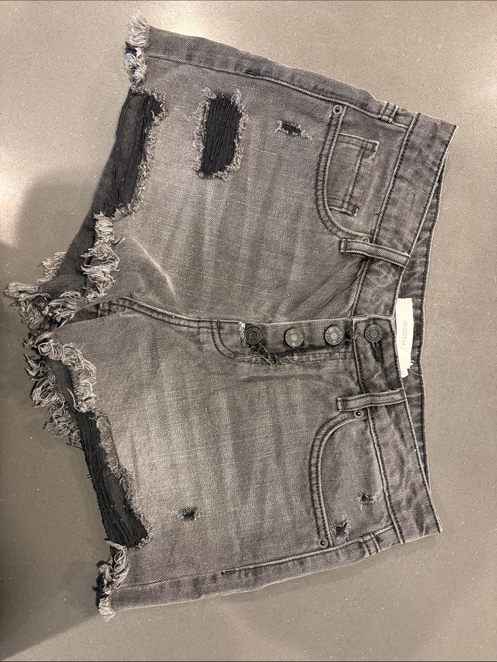Hidden black Jean shorts